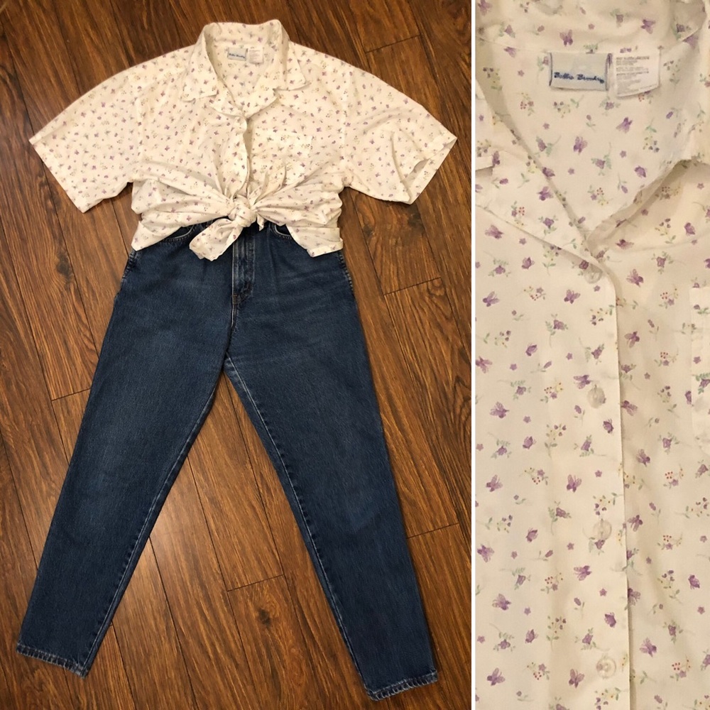 🛍Vintage Bobbie Brooks Oversized Button Up
